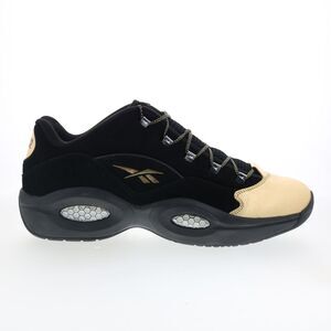 Reebok Mens Question Low Black Shoes (NWT)